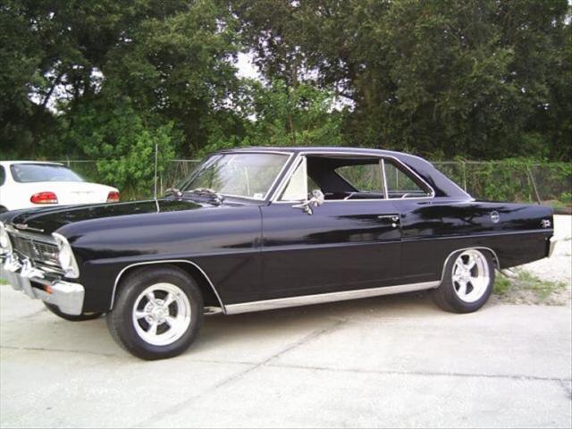 1966 Black Chevrolet Nova
