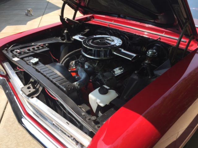 1966 Red Chevrolet Nova Coupe