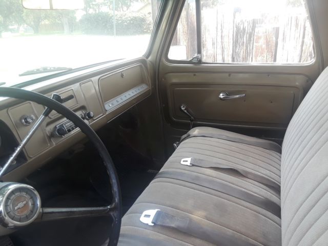 1966 WHITE/BROWN Chevrolet Other Pickups Standard Cab Pickup