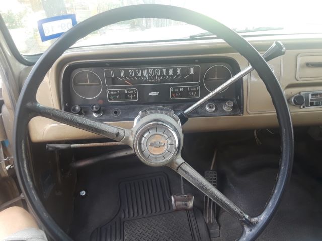 1966 WHITE/BROWN Chevrolet Other Pickups Standard Cab Pickup