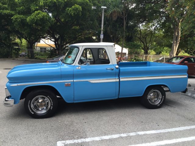 1966 Yellow Chevrolet C-10 Standard Cab Pickup