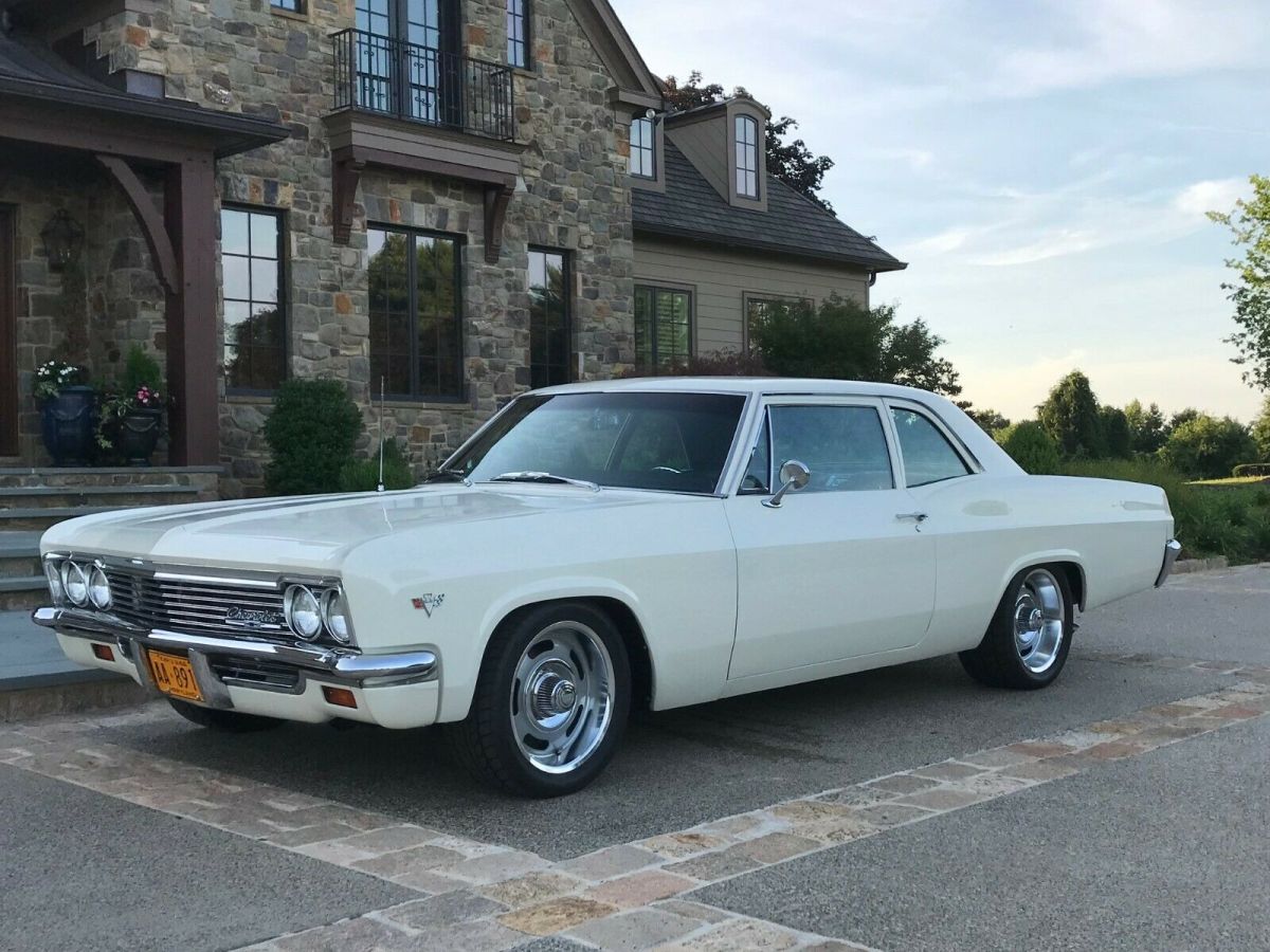 1966 IRVINE WHITE Chevrolet Biscayne Coupe