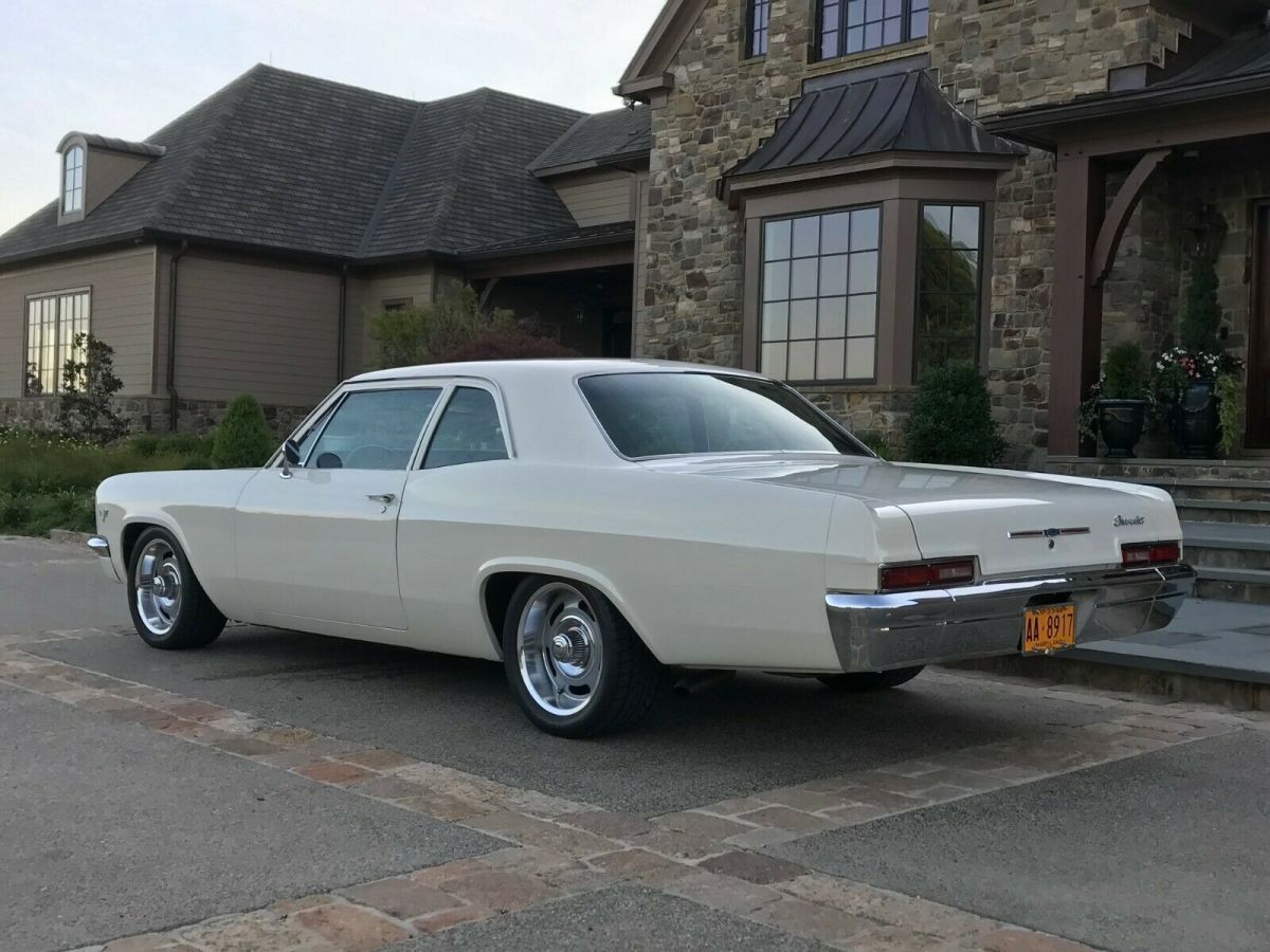 1966 IRVINE WHITE Chevrolet Biscayne Coupe