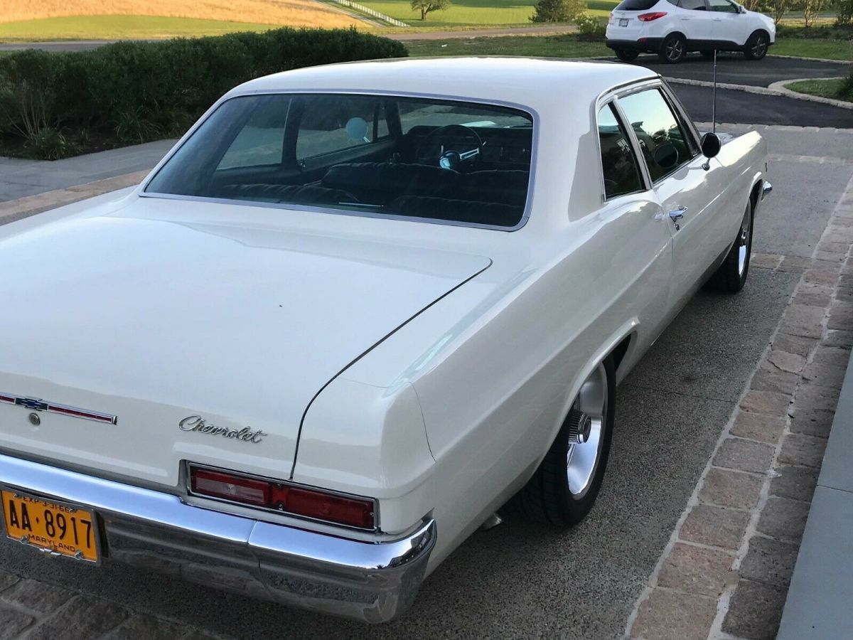 1966 IRVINE WHITE Chevrolet Biscayne Coupe