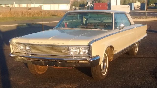 1966 Yellow Chrysler New Yorker Sedan