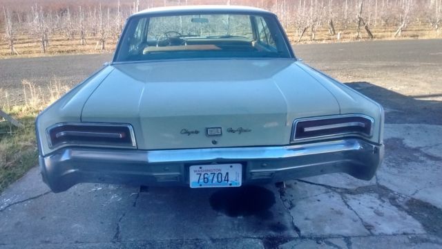 1966 Yellow Chrysler New Yorker Sedan