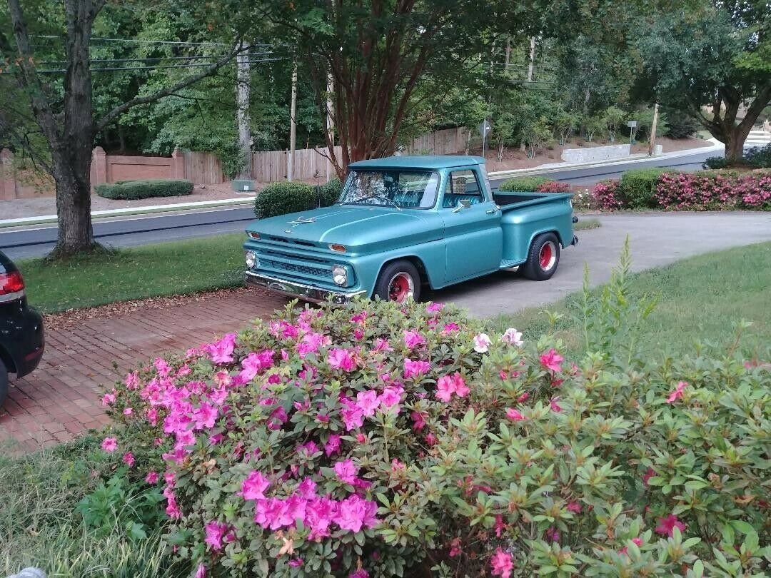 1966 Green Chevrolet C-10
