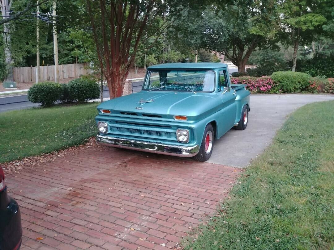 1966 Green Chevrolet C-10