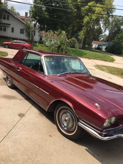 1966 Red Ford Thunderbird Coupe