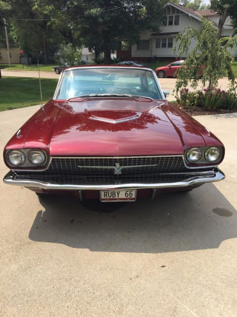 1966 Red Ford Thunderbird Coupe