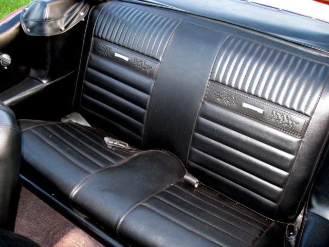 1966 Red Ford Mustang Convertible