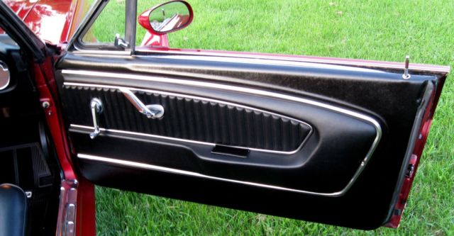 1966 Red Ford Mustang Convertible