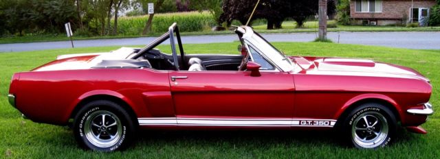 1966 Red Ford Mustang Convertible