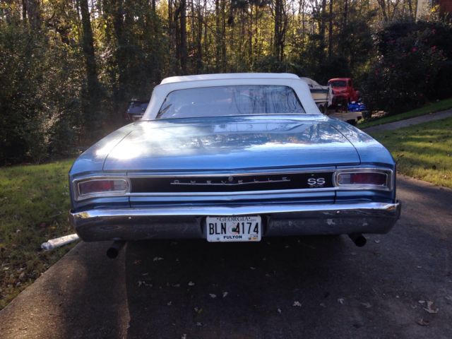 1966 Marina Blue Chevrolet Chevelle