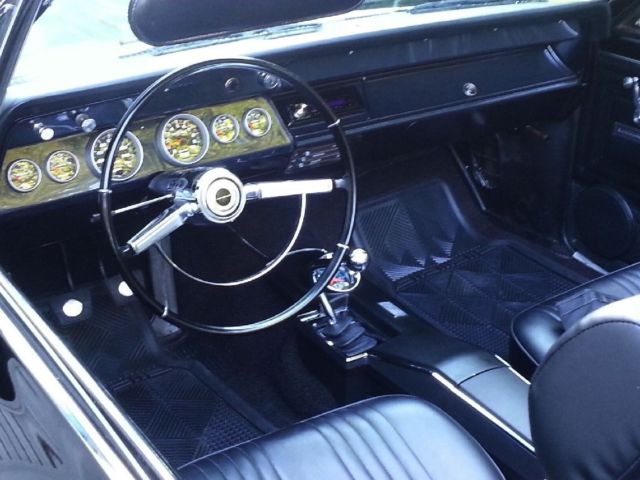 1966 Black Chevrolet Chevelle Convertible