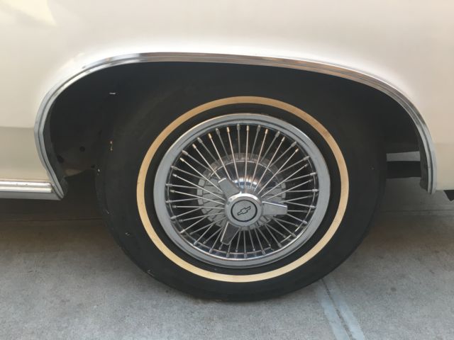 1966 White Chevrolet Chevelle Convertible