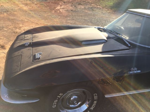 1966 Black Chevrolet Corvette Convertible
