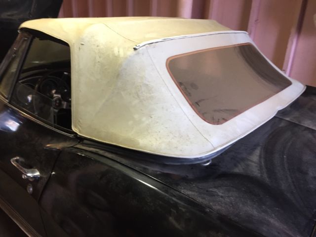 1966 Black Chevrolet Corvette Convertible