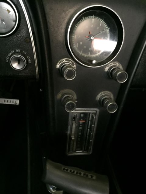 1966 Black Chevrolet Corvette Convertible