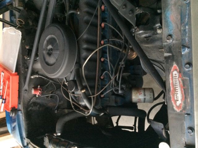 1966 Blue and primer Ford Mustang Convertible