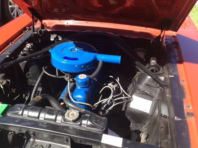 1966 Blue and primer Ford Mustang Convertible