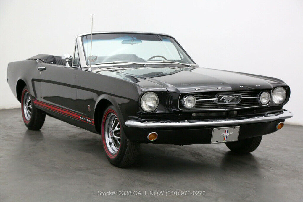 1966 Black Ford Mustang