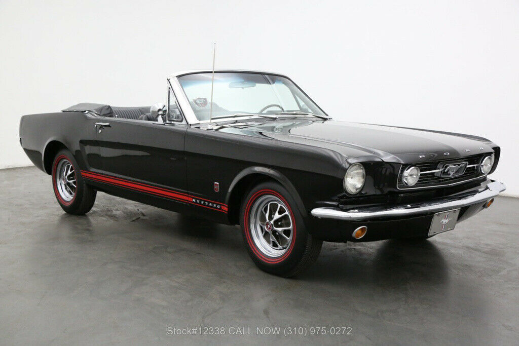 1966 Black Ford Mustang