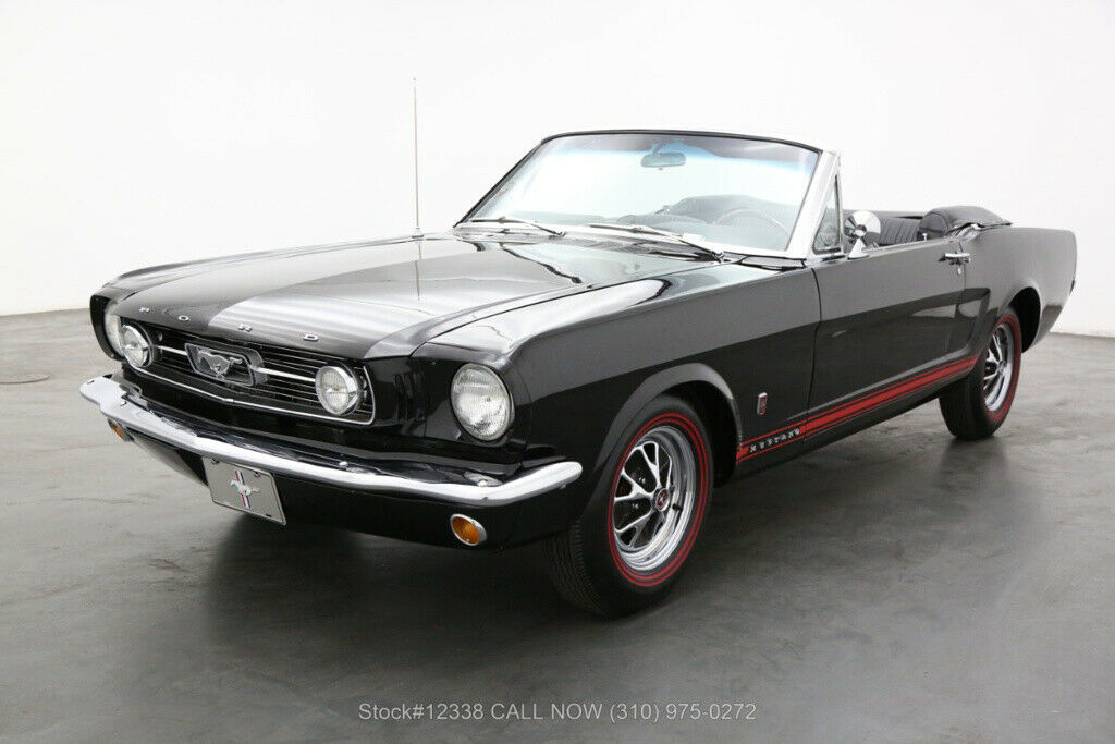 1966 Black Ford Mustang