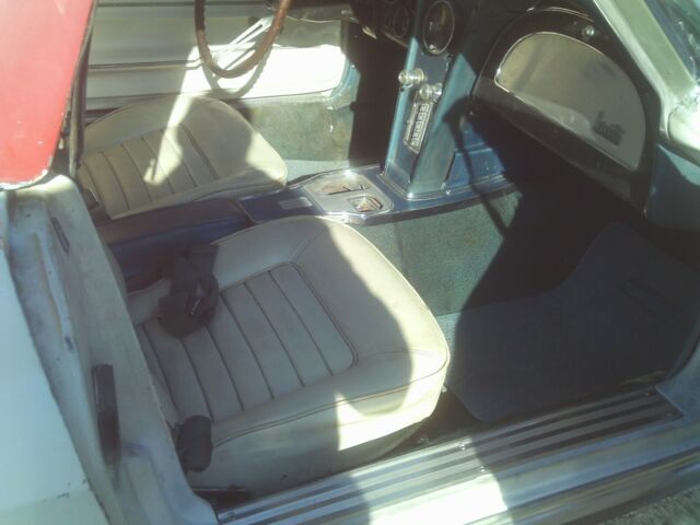 1966 white Chevrolet Corvette convertible