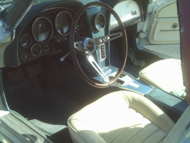 1966 white Chevrolet Corvette convertible