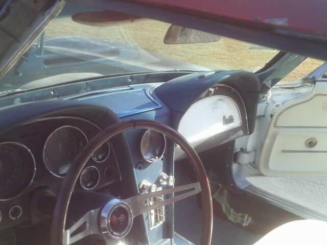 1966 white Chevrolet Corvette convertible