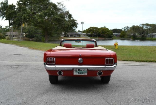 1966 Red Ford Mustang