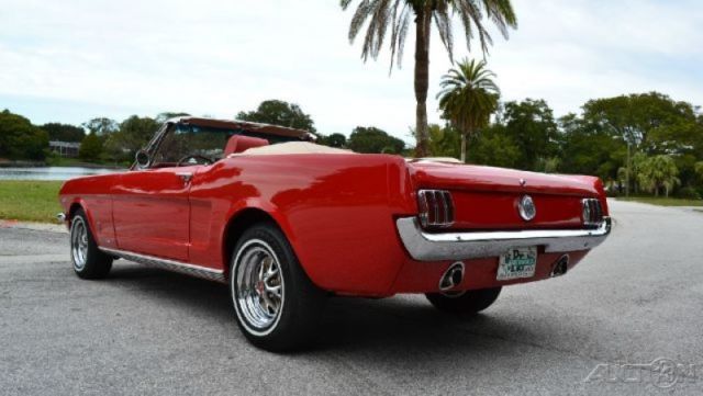 1966 Red Ford Mustang