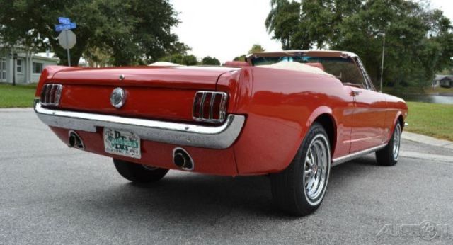 1966 Red Ford Mustang