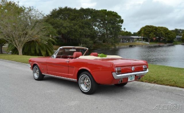 1966 Red Ford Mustang