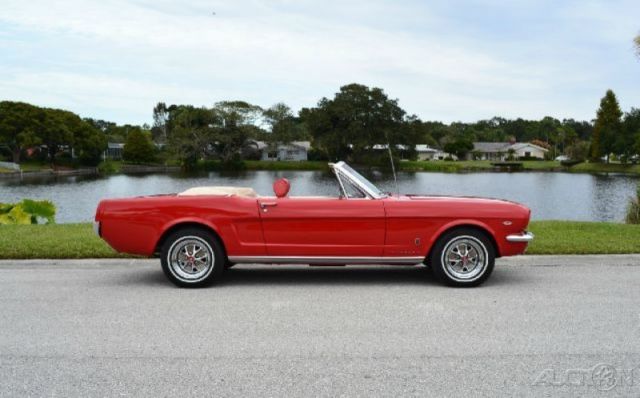 1966 Red Ford Mustang