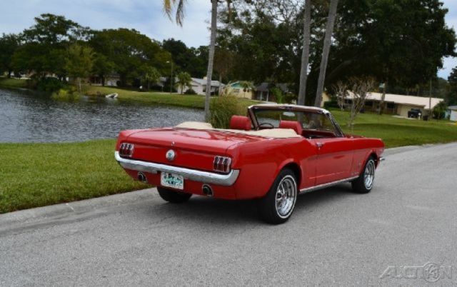 1966 Red Ford Mustang