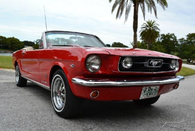 1966 Red Ford Mustang