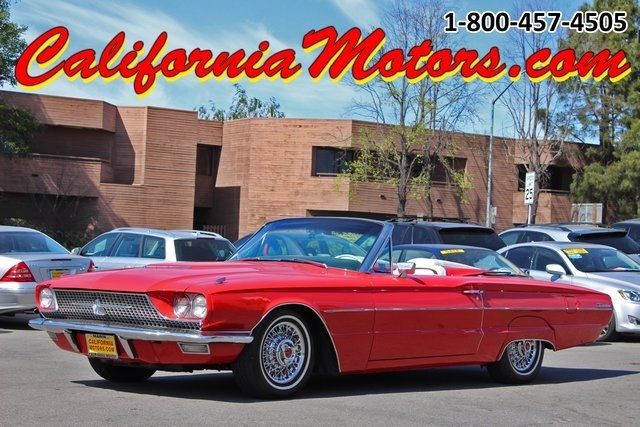 1966 Red Ford Thunderbird Convertible