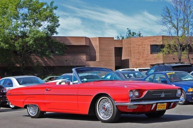 1966 Red Ford Thunderbird Convertible