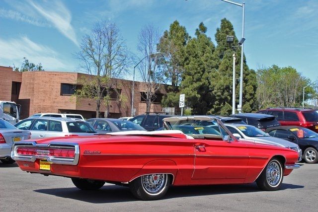1966 Red Ford Thunderbird Convertible