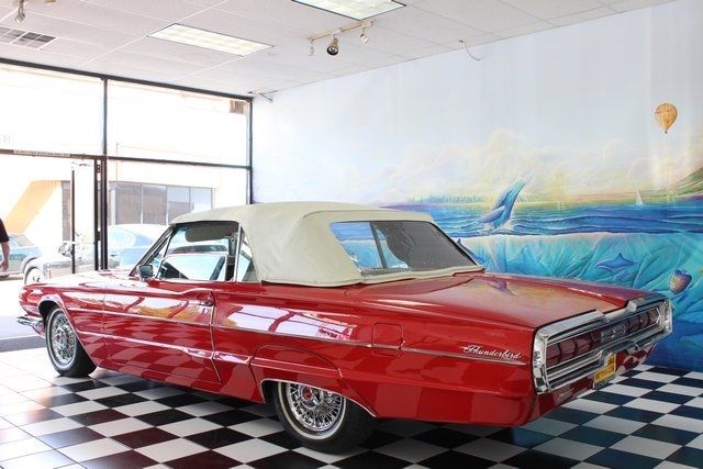1966 Red Ford Thunderbird Convertible