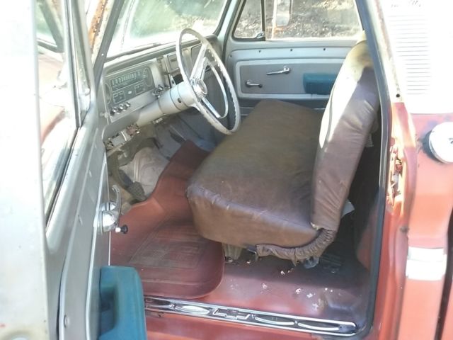 1966 Orange Chevrolet C-10 Standard Cab Pickup