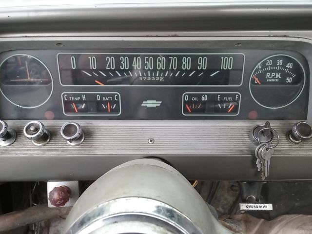 1966 Orange Chevrolet C-10 Standard Cab Pickup