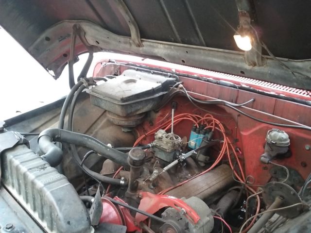 1966 Orange Chevrolet C-10 Standard Cab Pickup