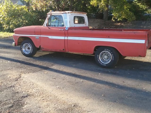 1966 Orange Chevrolet C-10 Standard Cab Pickup