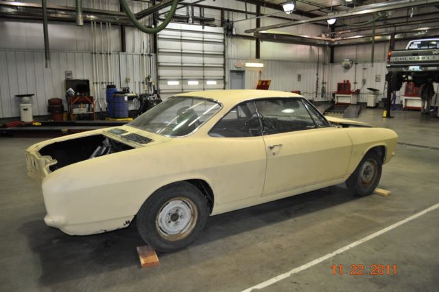 1966 primer Chevrolet Corvair Coupe