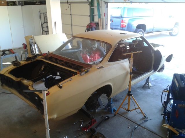 1966 primer Chevrolet Corvair Coupe