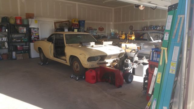 1966 primer Chevrolet Corvair Coupe