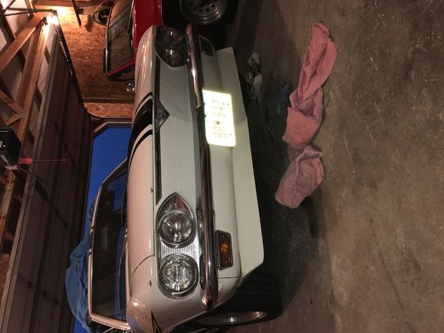 1966 White Chevrolet Corvair Coupe